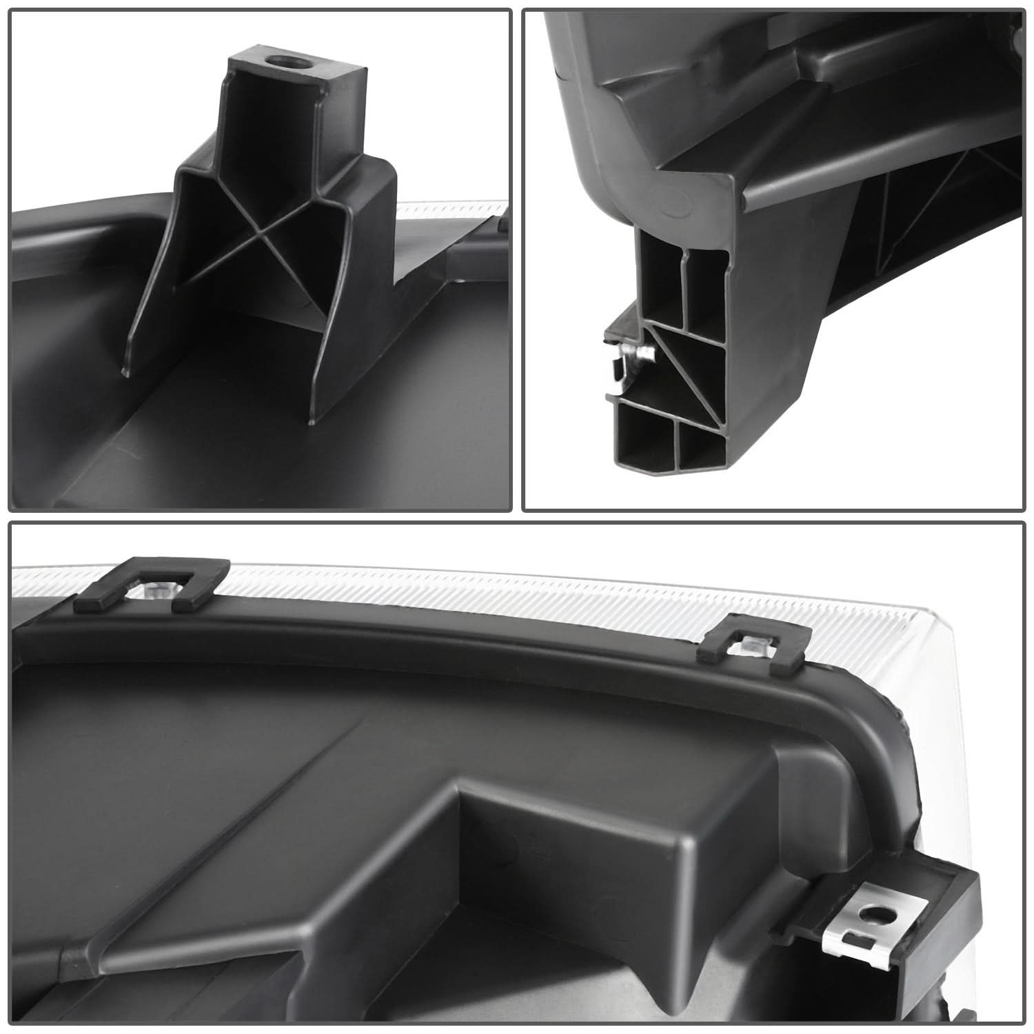 09-12 Ford Flex OE Style HID Headlights - Black Housing Left Side