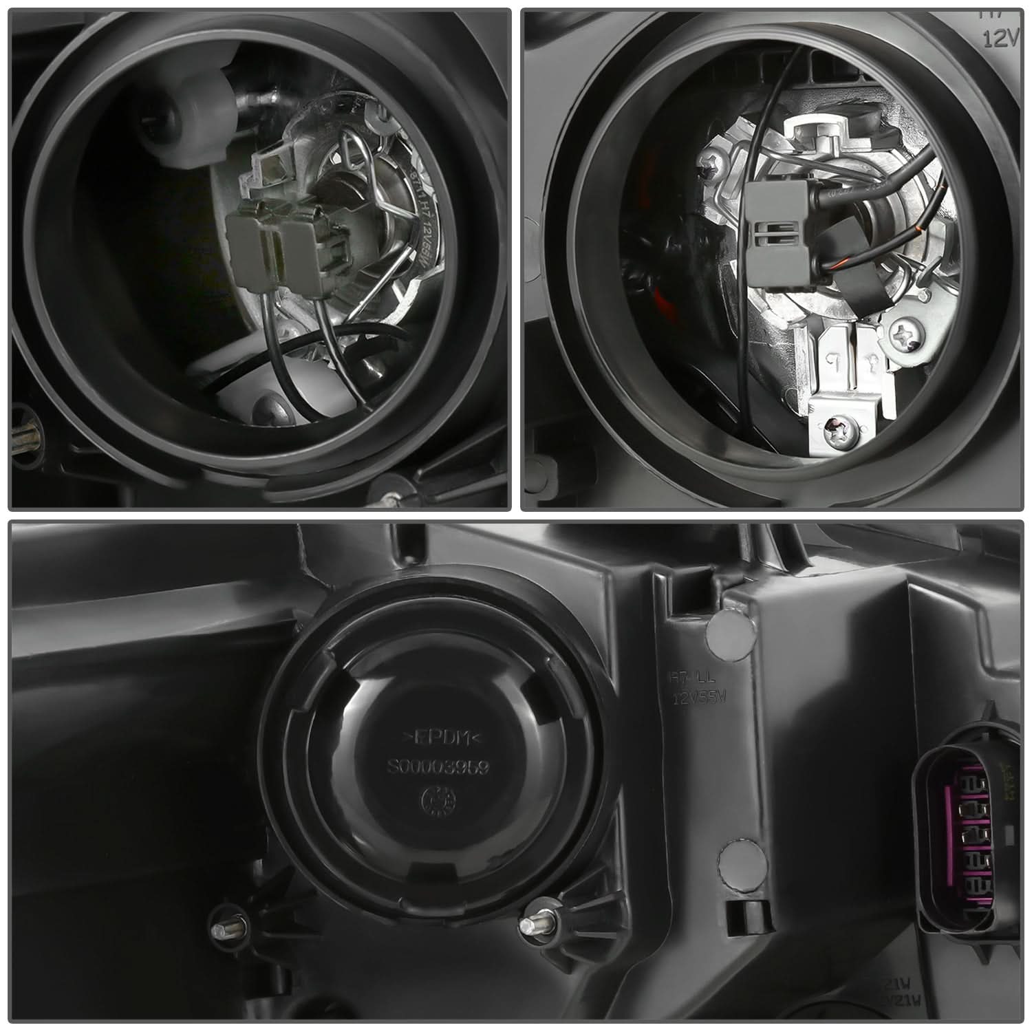 2012-2015 Volkswagen Passat OE Style Halogen Headlight - Left Side
