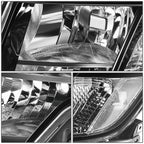 07-10 Ford Edge OE Style Black Housing Headlights - Clear Reflector