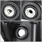 07-10 Ford Edge OE Style Black Housing Headlights - Clear Reflector
