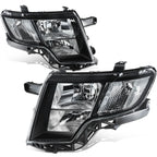 07-10 Ford Edge OE Style Black Housing Headlights - Clear Reflector