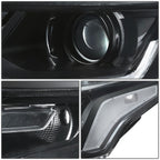 2018 Chevrolet Traverse OE Style Black Housing Clear Headlights