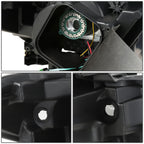 2018 Chevrolet Traverse OE Style Black Housing Clear Headlights