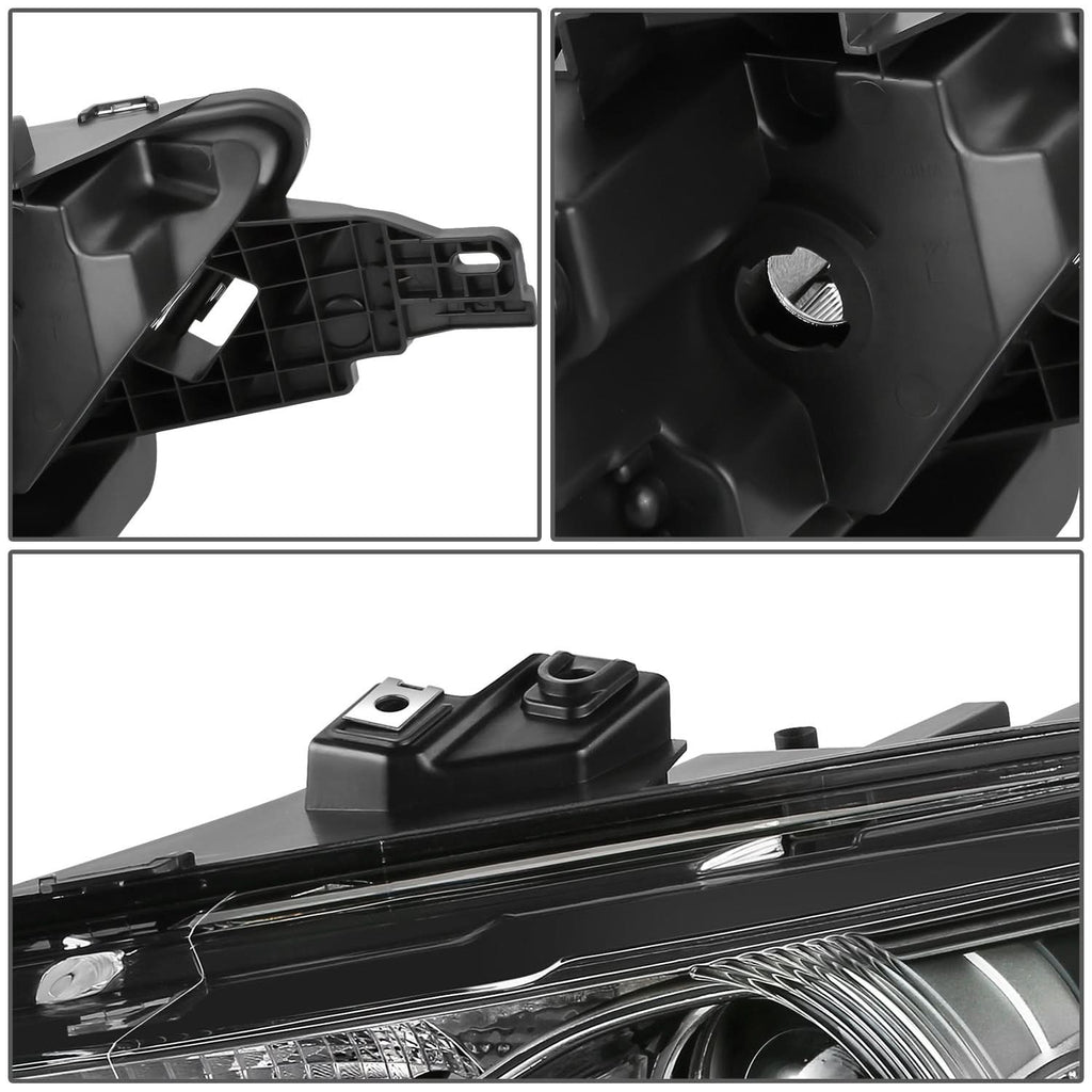 2013-2019 Ford Taurus OE Style Left Headlight - Black Housing