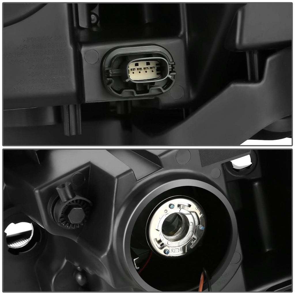 2013-2019 Ford Taurus OE Style Right Headlight - Black Housing
