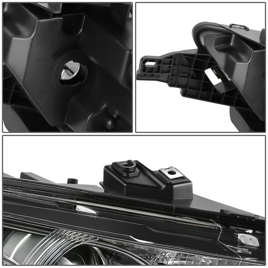 2013-2019 Ford Taurus OE Style Right Headlight - Black Housing
