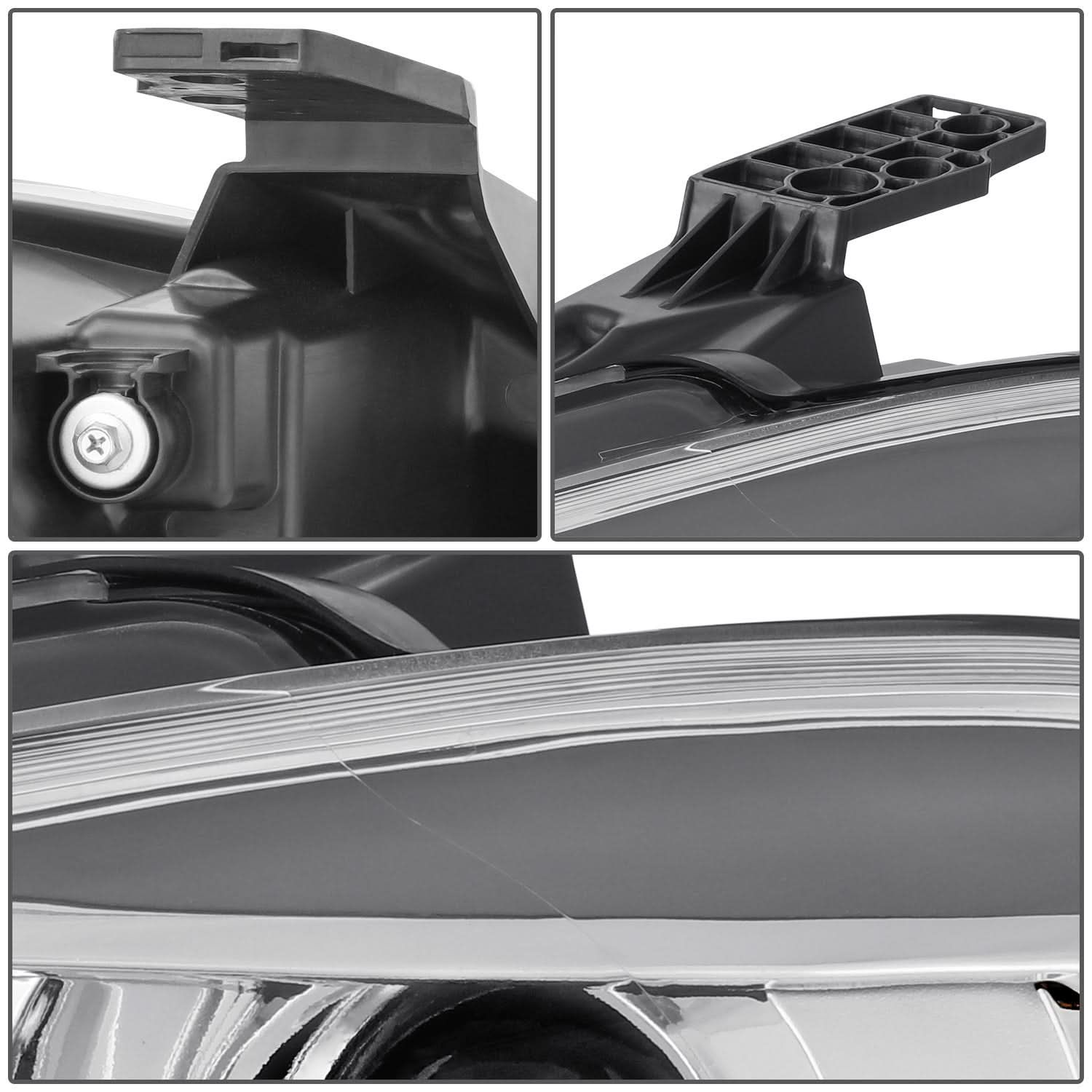 2013-2016 Dodge Dart OE Style Chrome Headlights - Left Side