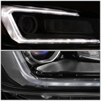 2013-2016 GMC Acadia Projector Headlights - Right Side Black Housing