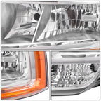 15-17 Ford Expedition OE Style Chrome Housing Headlights - Left