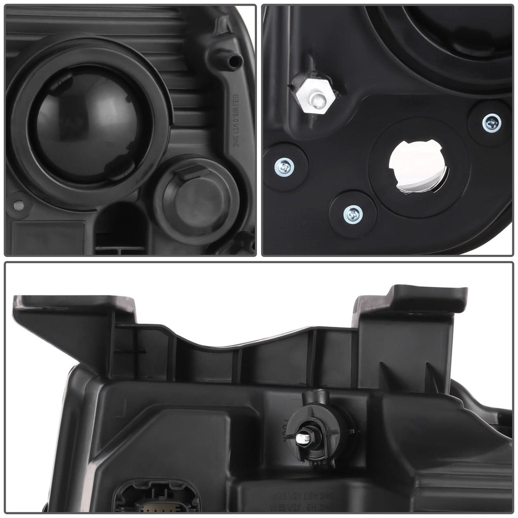 2015-2017 Ford Expedition OE Style Right Headlight - Black Housing
