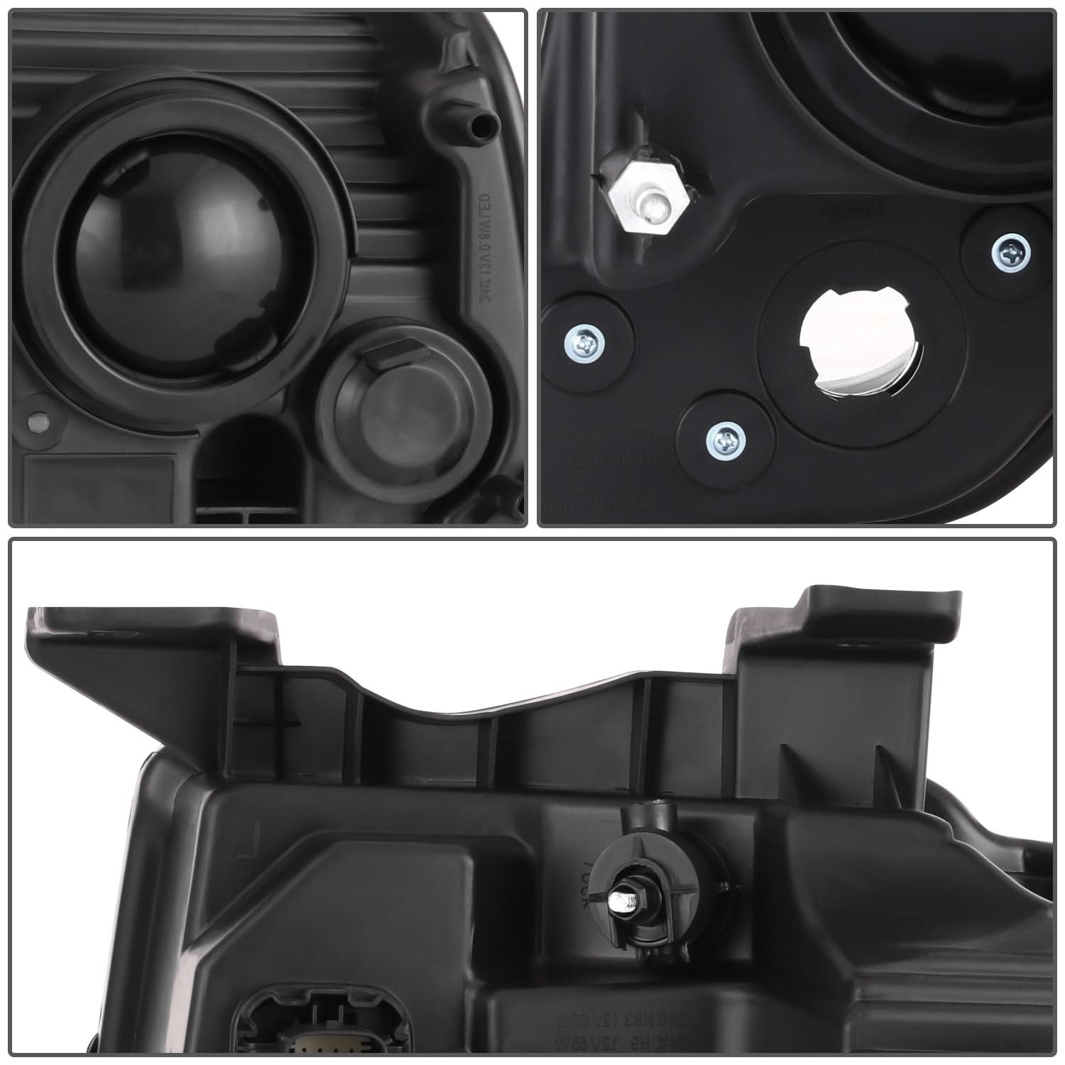 2015-2017 Ford Expedition OE Style Right Headlight - Black Housing