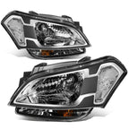 2010-2011 Kia Soul OE Style Headlights - Black Housing Clear Reflector