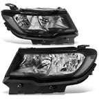 17-21 Jeep Compass OE Style Headlights - Black Housing Clear Reflector