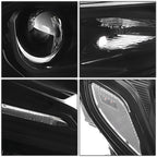 2018-2021 GMC Terrain OE Style Headlights - Black Housing Clear Reflector
