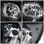 06-08 Subaru Forester OE Style Black Housing Clear Reflector Headlights