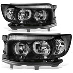 06-08 Subaru Forester OE Style Black Housing Clear Reflector Headlights
