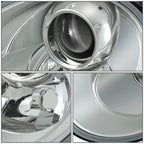 06-10 Volkswagen Beetle Projector Headlights - Chrome Housing Clear Lens
