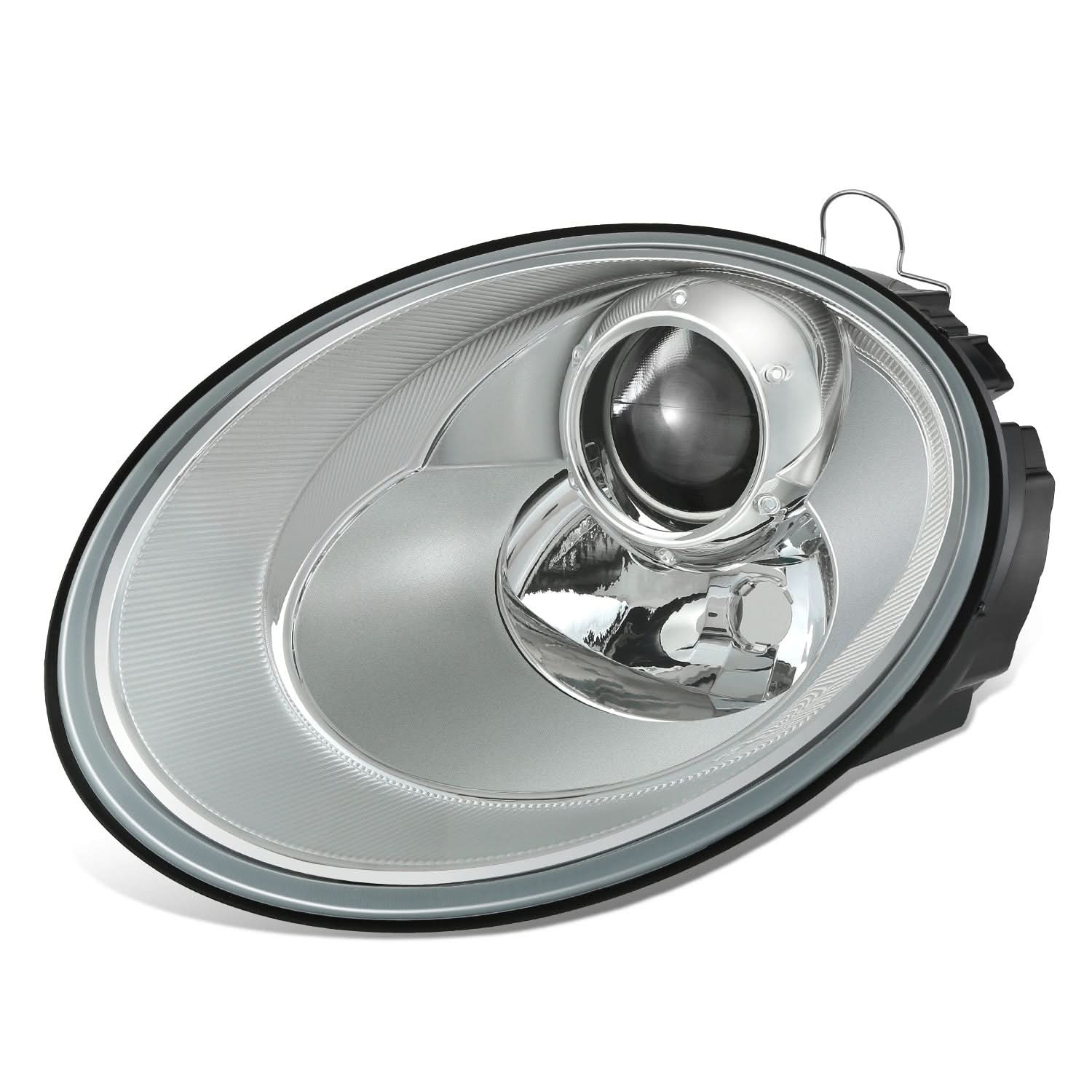 06-10 Volkswagen Beetle Projector Headlights - Chrome Housing Clear Lens