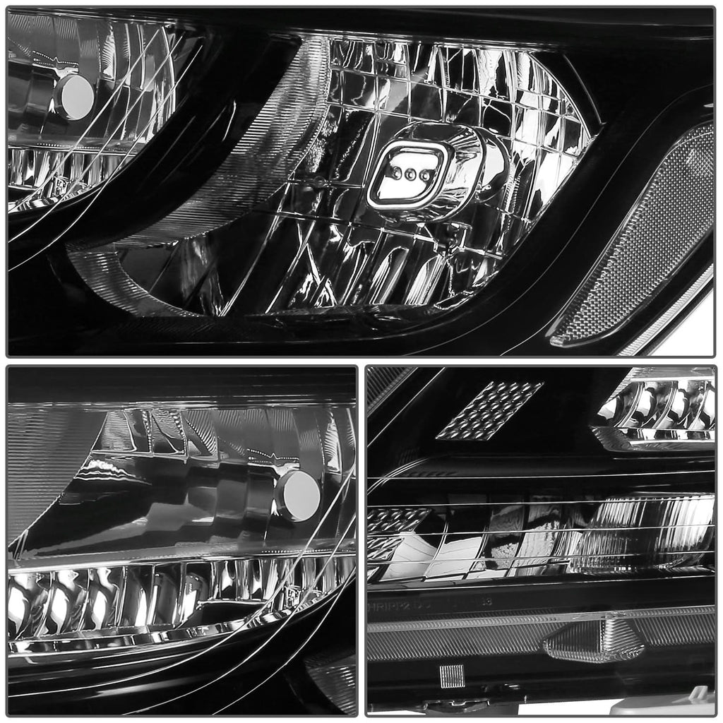 2013-2016 Nissan Pathfinder OE Style Headlights - Black Housing