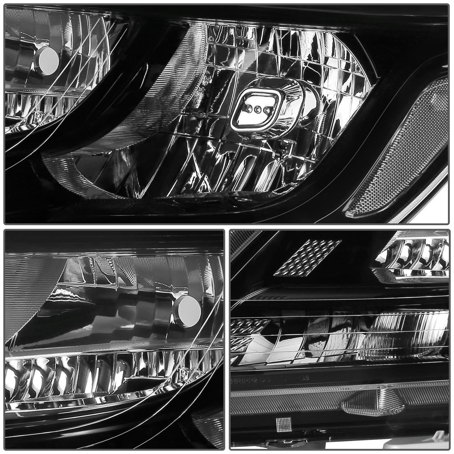 2013-2016 Nissan Pathfinder OE Style Headlights - Black Housing