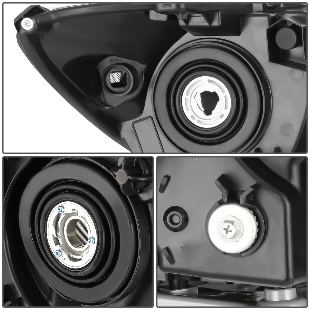 2013-2016 Nissan Pathfinder OE Style Headlights - Black Housing