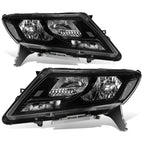 2013-2016 Nissan Pathfinder OE Style Headlights - Black Housing