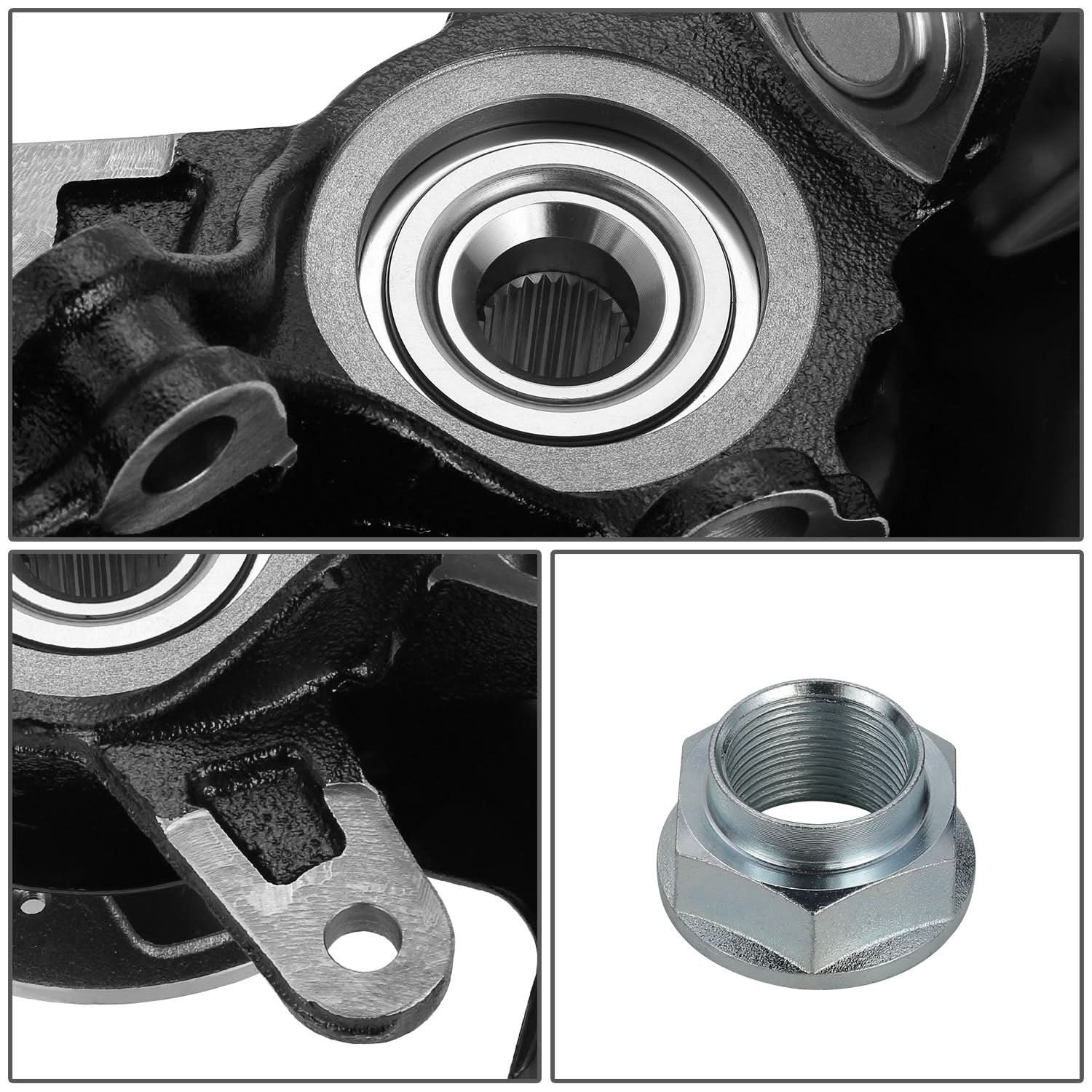 2003-2005 Honda Civic OEM Loaded Knuckle Assembly - Front Right