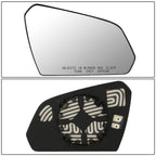 2015-2019 Hyundai Sonata OE Style Heated Mirror Glass Lens - Right
