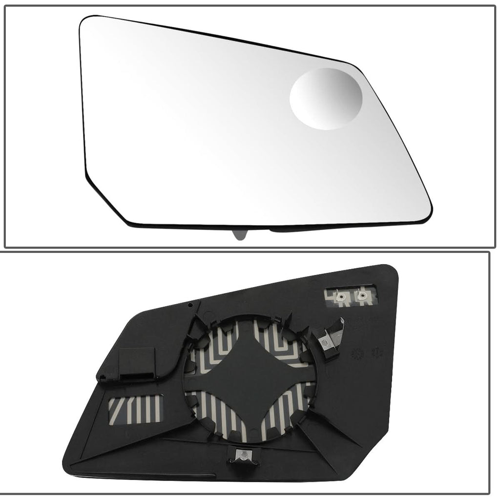 09-17 Chevrolet Traverse Mirror Glass Lens - Heated w/ Round Spotter