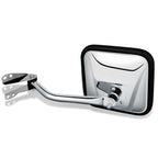60-86 Jeep CJ Manual Folding Side Mirror - Chrome Left