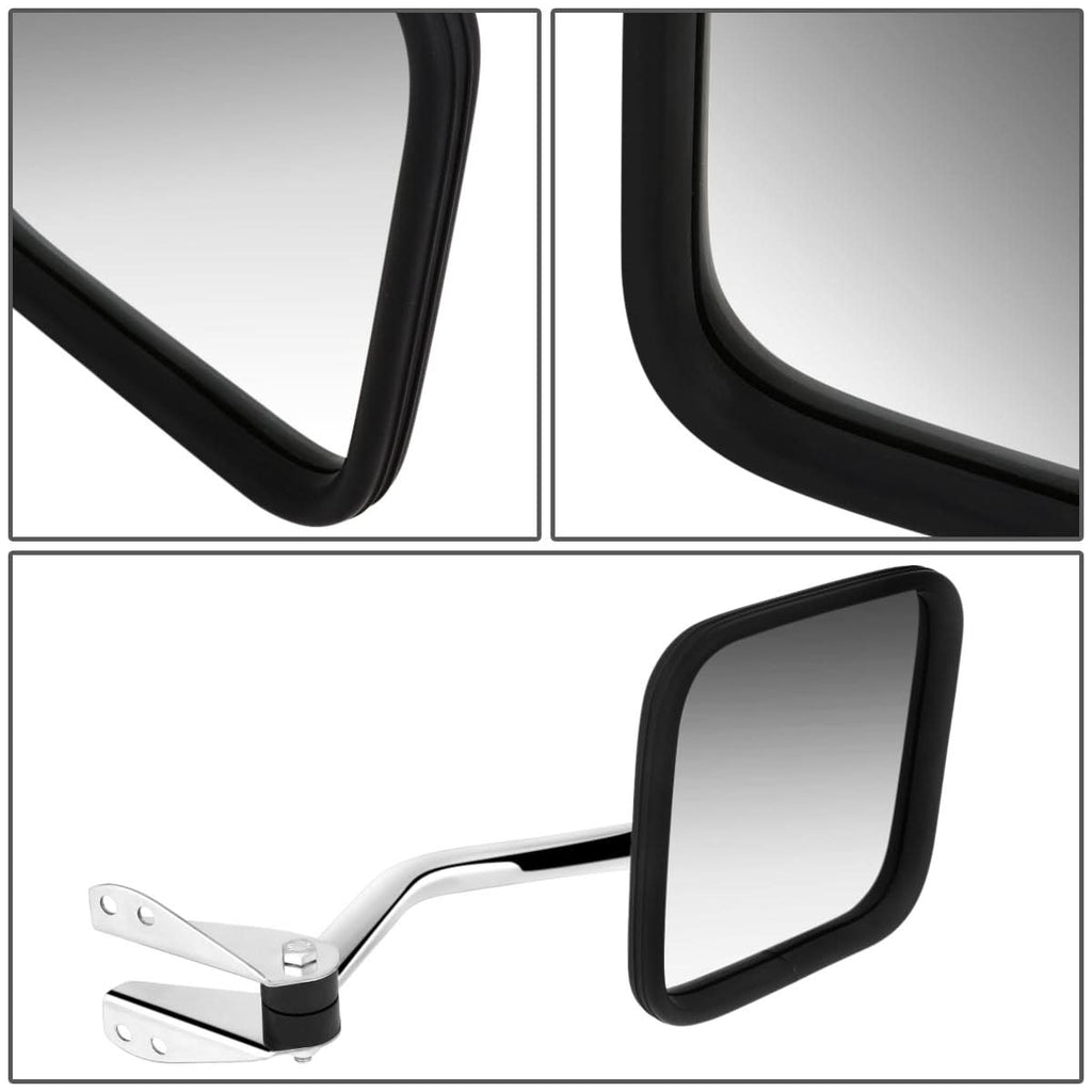 1960-1986 Jeep CJ OEM Style Manual Side Mirror - Chrome Right