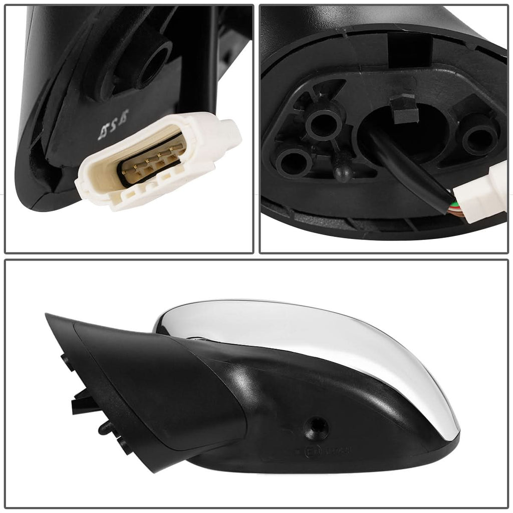 2013-2015 Fiat 500 OEM Style Powered Heated Folding Side Mirror Left