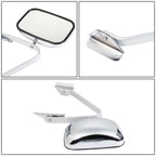 87-91 Ford F-150 OE Style Manual Side Mirror - Chrome
