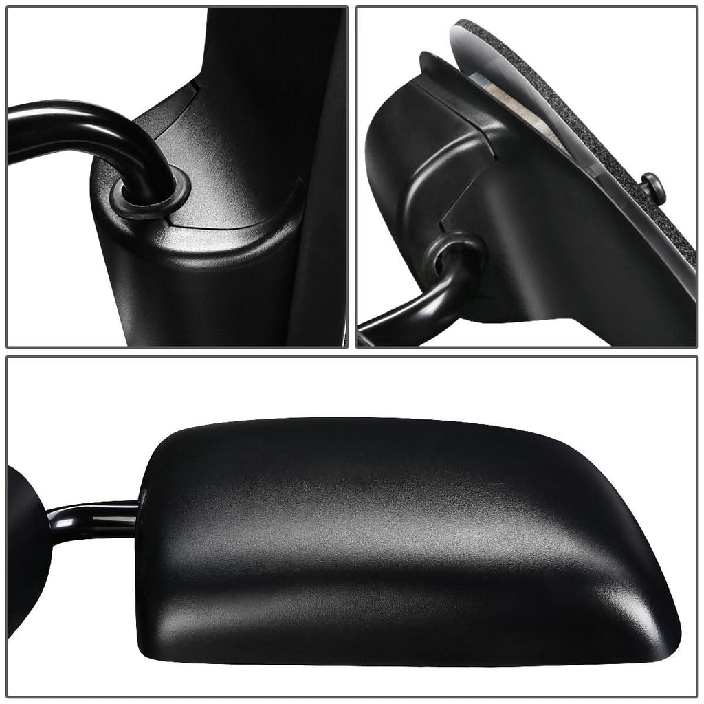 92-06 Ford E-150/E-250/E-350/E-450/E-550 Manual Side Mirror Black Left