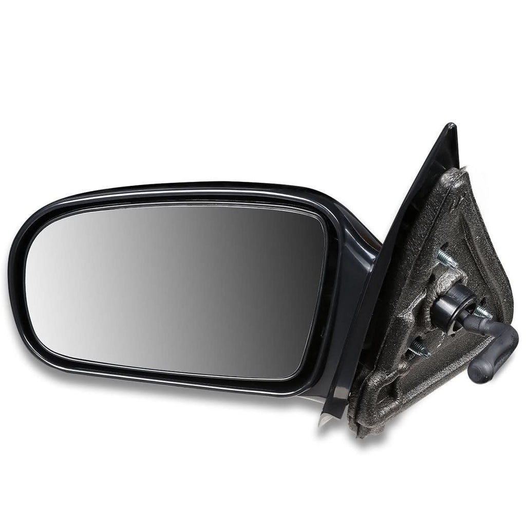 95-05 Chevrolet Cavalier Manual Side Mirror - OEM Paintable Black Left