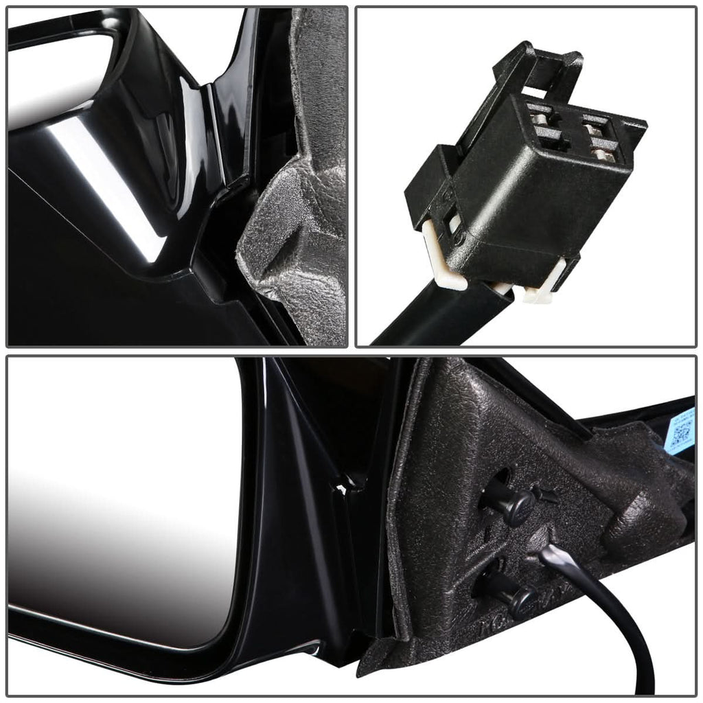 2004-2008 Pontiac Grand Prix OEM Style Right Side Mirror - Matte Black
