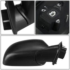 2004-2012 Chevrolet Colorado Powered Side Mirror - Right Black
