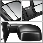 2008-2018 Chevrolet Express GMC Savana Manual Mirror - Black