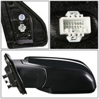 2009-2015 Honda Pilot OEM Style Powered Side Mirror - Textured Black
