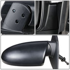 2006-2009 Hyundai Accent OEM Manual Side Mirror - Left Textured Black