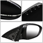 2011-2013 Kia Optima OEM Style Powered Side Mirror - Textured Black