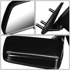 86-97 Nissan D21/Pickup/Pathfinder Manual Left Side Mirror - Paintable