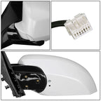 2004-2008 Nissan Maxima OEM Power Side Mirror Left White