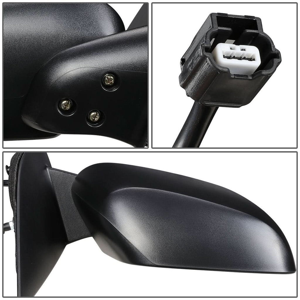05-17 Nissan Frontier Powered Textured Black Right Side Mirror