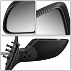 2012-2015 Nissan Versa OEM Style Right Side Mirror - Manual