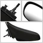 1998-2002 Toyota Corolla OEM Manual Mirror Paintable Black Left