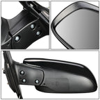 06-11 Toyota Yaris Hatchback OEM Style Manual Side Mirror - Black