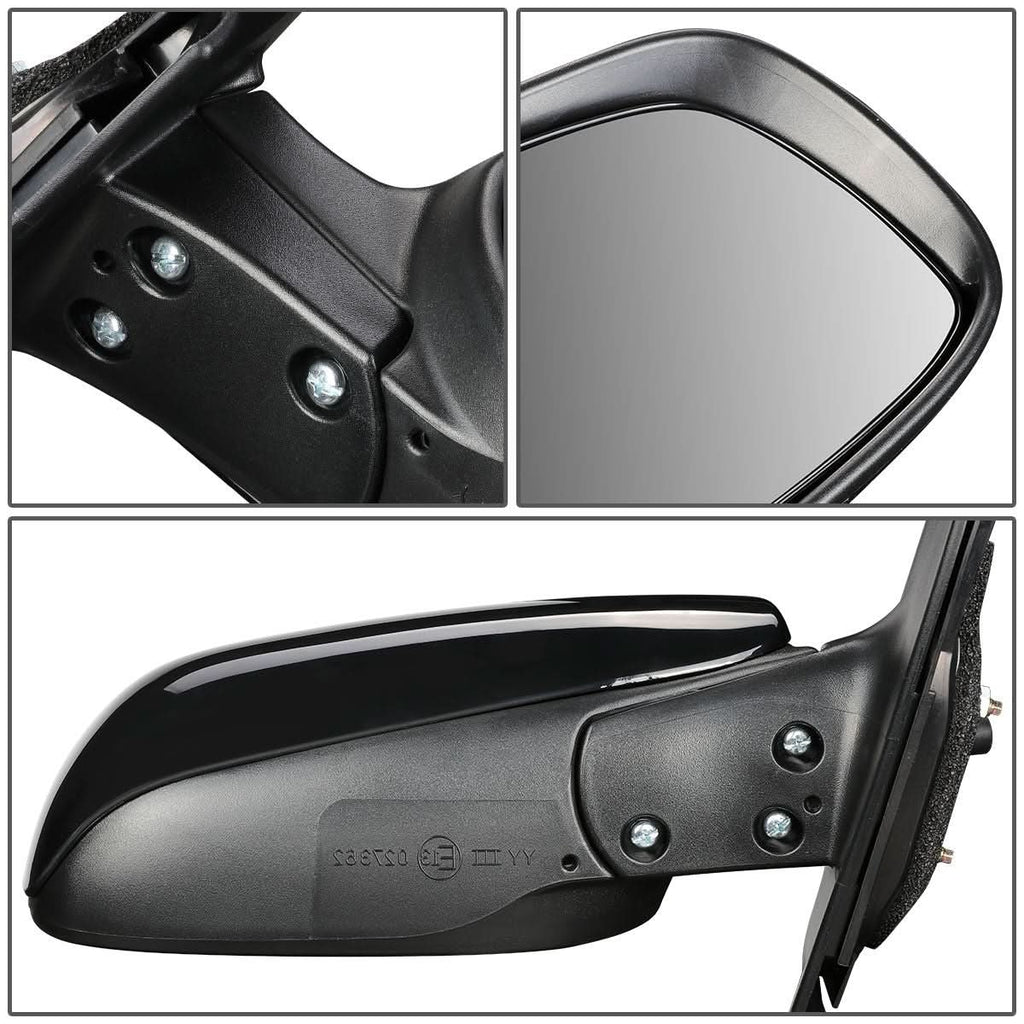 06-11 Toyota Yaris OEM Right Side Mirror Manual Textured Black