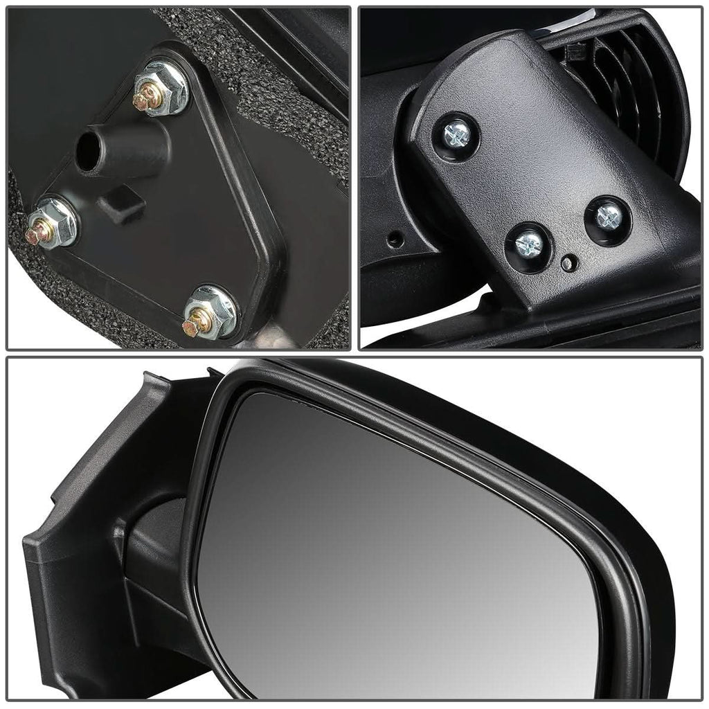 06-11 Toyota Yaris OEM Right Side Mirror Manual Textured Black