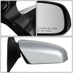2012-2015 Toyota Tacoma OEM Power Folding Mirror - Right Chrome